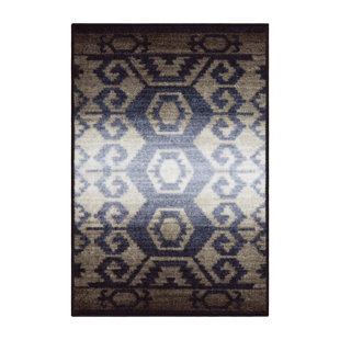 Medium Pile Area Rugs You Ll Love Wayfair Huntley Superior Printed Non Slip Blue Gray Area Rug