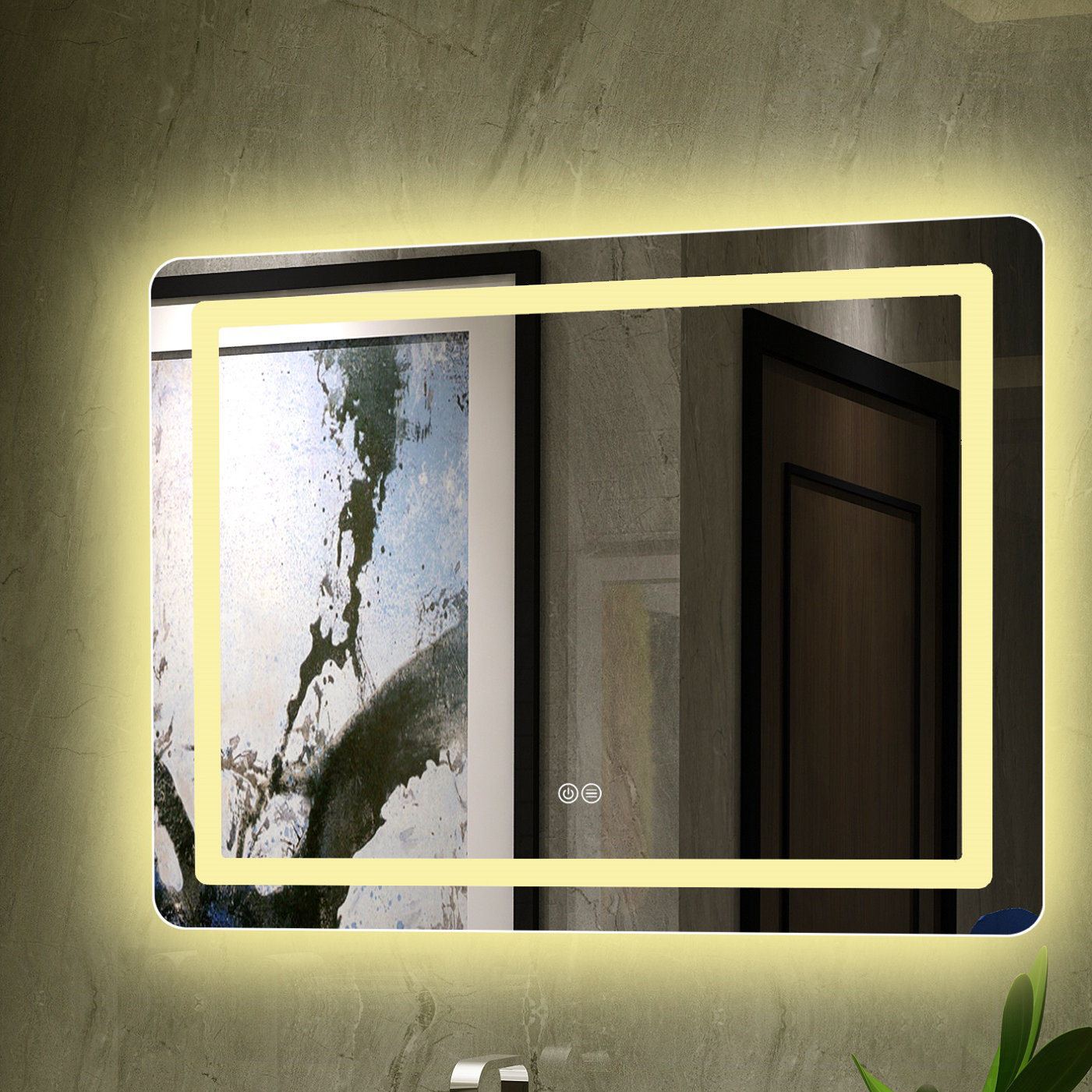 Laude Run Monterey Embedded Led Bathroom Mirror Wayfair Monterey Embedded Led Bathroom Mirror