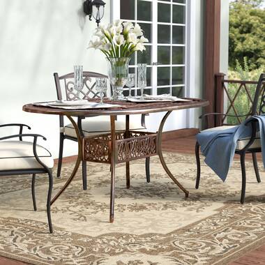 maytown metal dining table