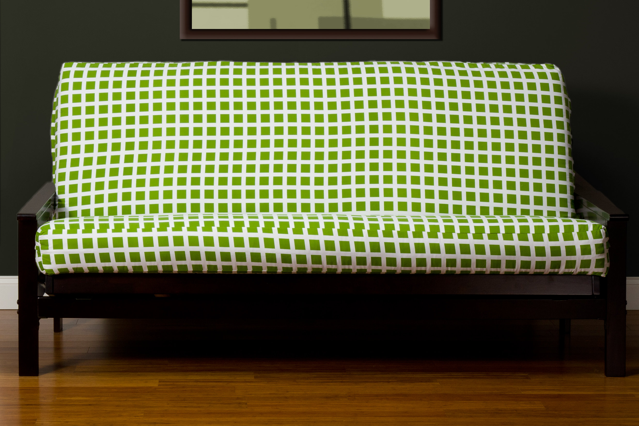 Latitude Run® Box Cushion Futon Slipcover Wayfair