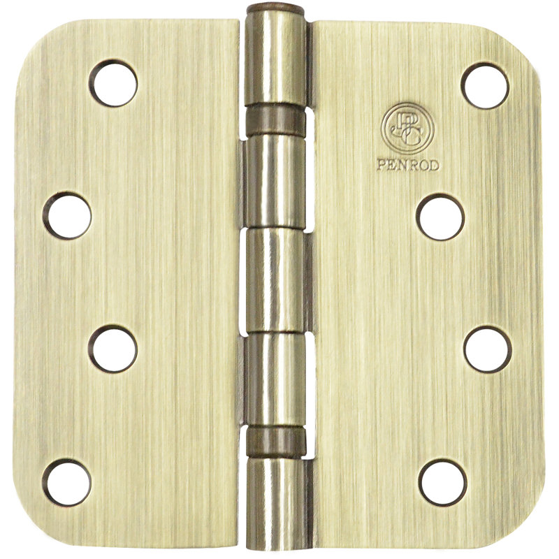 Verona Home Design 4 H X 4 W Buttball Bearing Single Door Hinge Wayfair