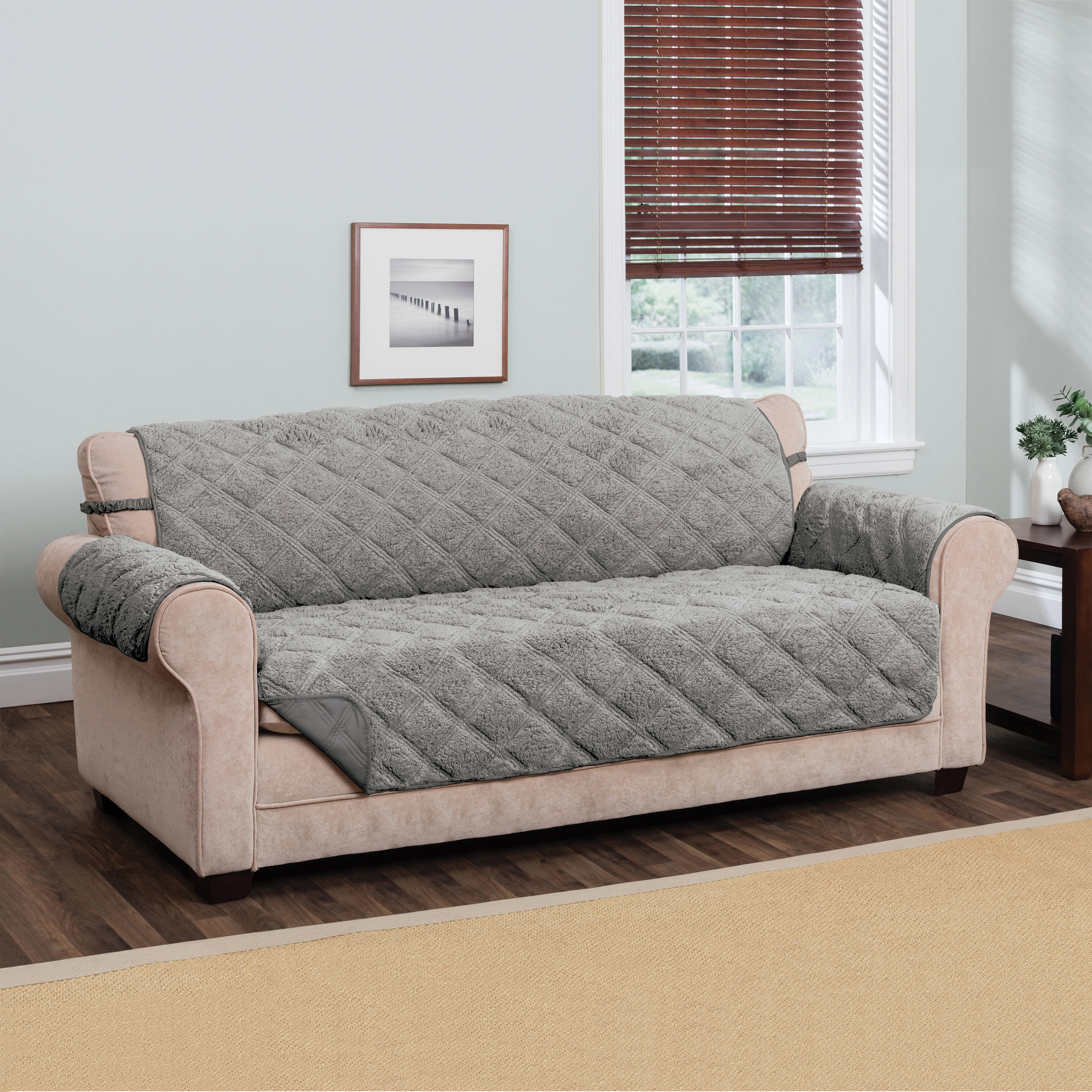 Winston Porter Sherpa Waterproof Sofa Slipcover Reviews Wayfair Winston Porter Sherpa Waterproof Sofa
