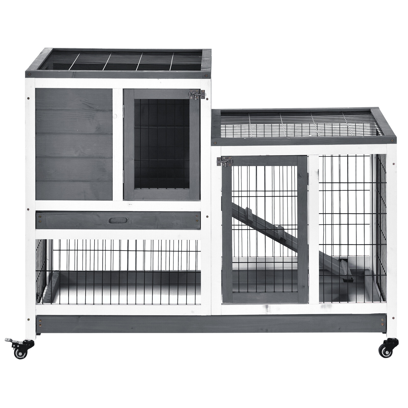 Tucker Murphy Pet™ Zosia Weather Resistant Rabbit Hutch with Ramp ...