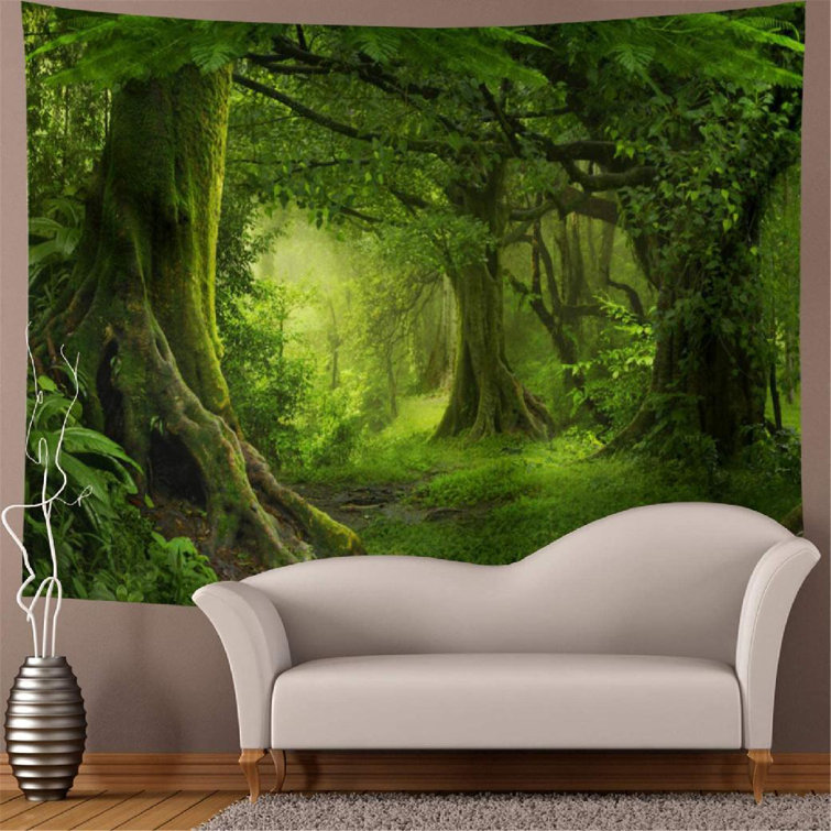 Misty Forest Tapestry Black and White TapestryWall Hanging Magical Tapestry of Trees and Mountains Wall Tapestry For Bedroom living room Dormitory Decorate Misty Forest Tapestry Black and White TapestryWall Hanging Magical Tapestry of Trees and Mountains Wall Tapestry For Bedroom living room Dormitory Decorate