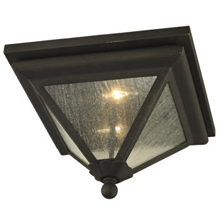 Best Nautilus 2-Light Outdoor Flush Mount By Darby Home Co Outdoor Lighting Nautilus 2-Light Outdoor Flush Mount By Darby Home Co Outdoor Lighting