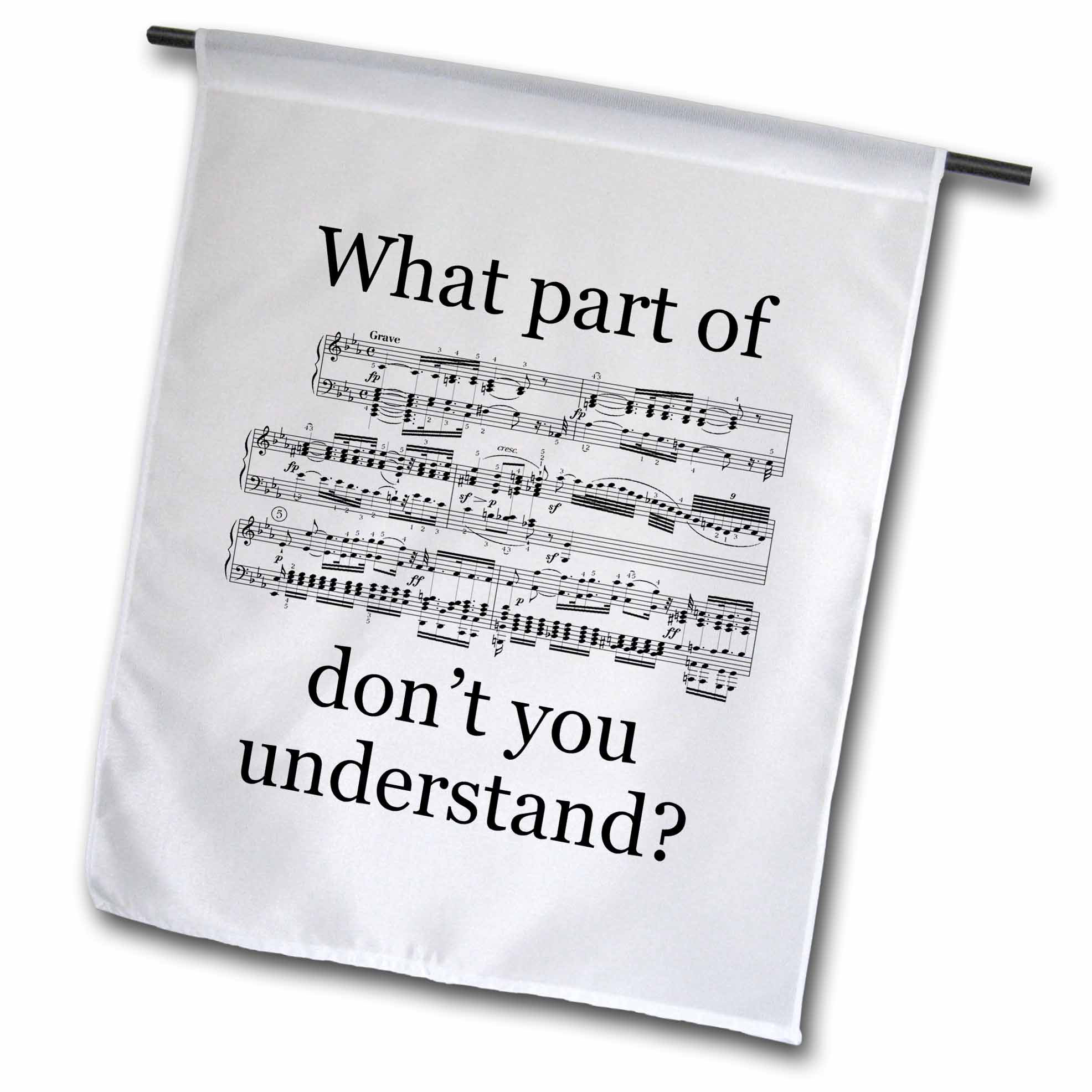 3drose The Musician S Music Polyester 18 X 12 In Garden Flag Wayfair