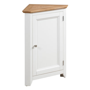 Tall Corner Cabinets Wayfair Co Uk Corisande 1 Door Corner Cabinet