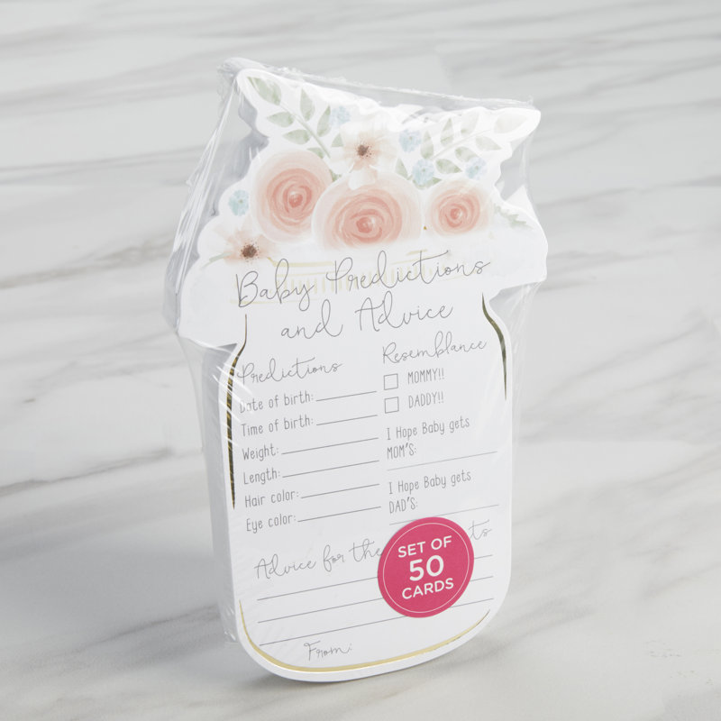 baby shower mason jar