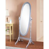 Silver Beaded Floor Mirror Wayfair