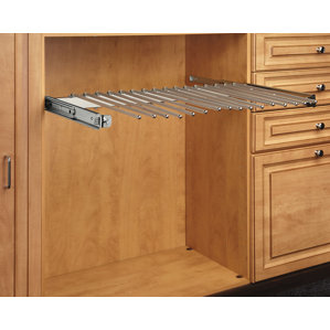 Pull-Out Pants Rack with Full-Extensio..