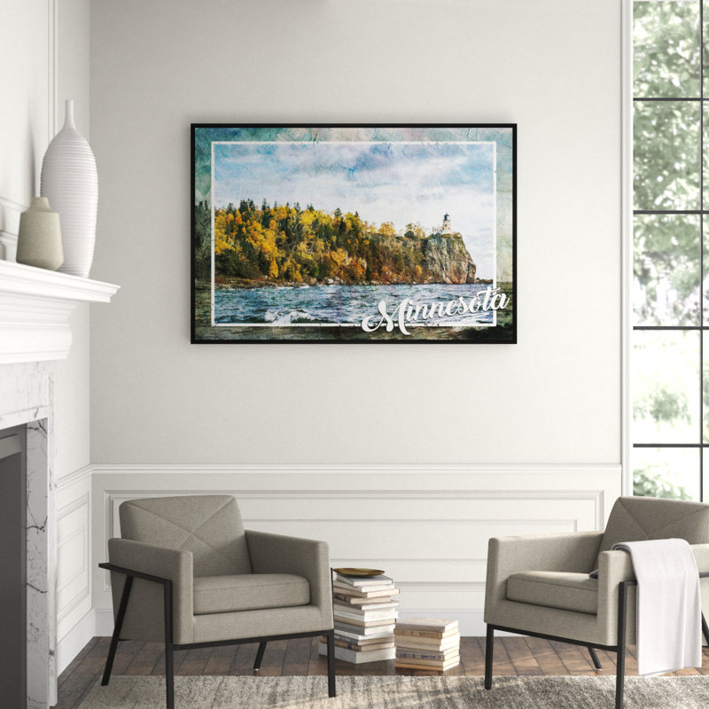 Jbass Grand Gallery Collection Minnesota River Framed Graphic Art On Canvas Perigold