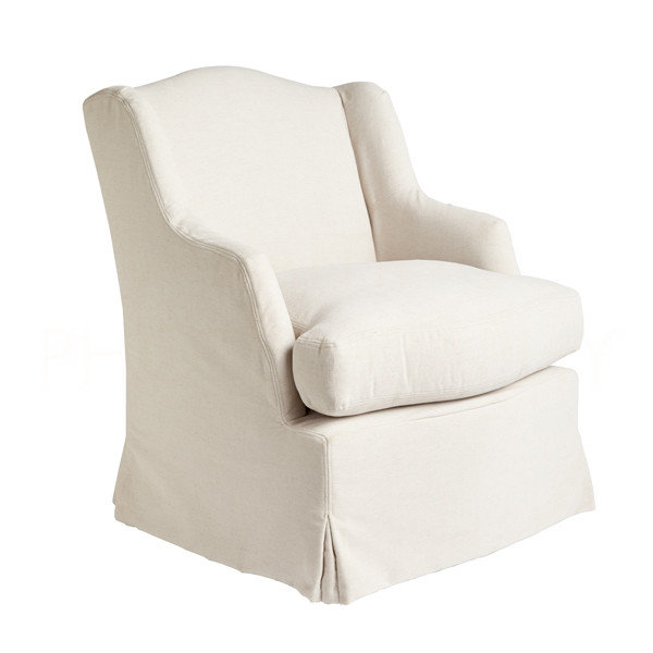 William Wingback Chair #french #linen #armchair