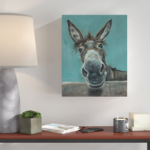 Duck Egg Blue Wall Art Wayfair Co Uk Well Hello There Painting Print On Canvas By Art Group