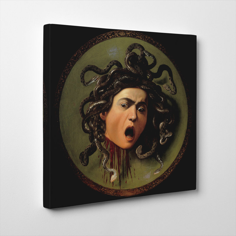 East Urban Home The Head Of Medusa By Caravaggio Painting Print