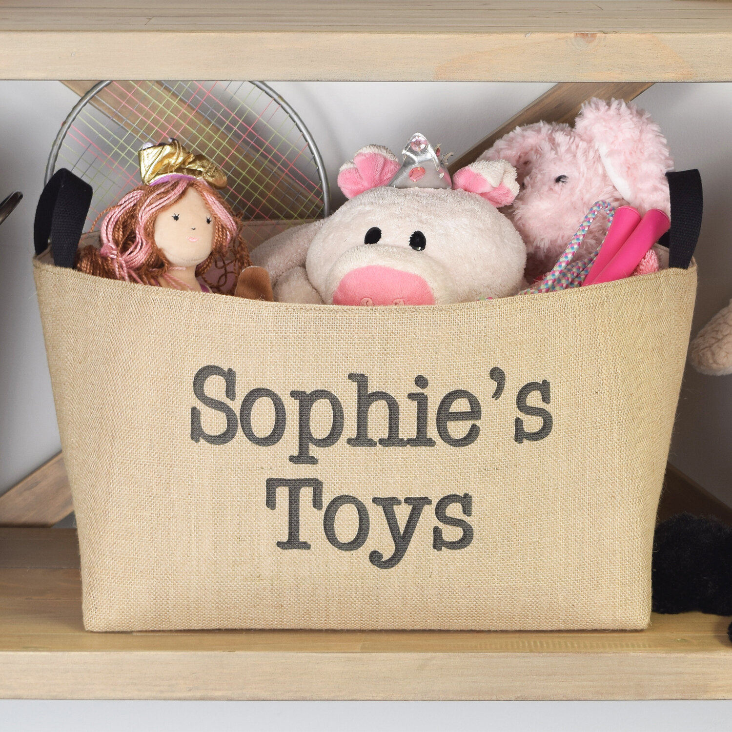 personalized toy basket