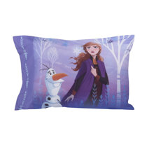 4 Piece Toddler Kid Frozen 2 Bedding Bed Set Magical Journey Lavender Elsa Olaf 