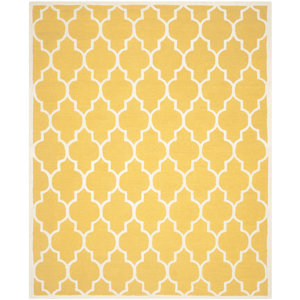 Parker Lane Hand-Tufted Gold / Ivory Area Rug