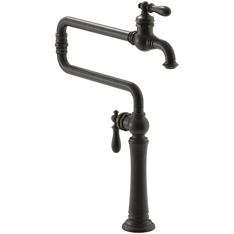 Kohler Artifacts Single Hole Deck Mount Pot Filler With 22