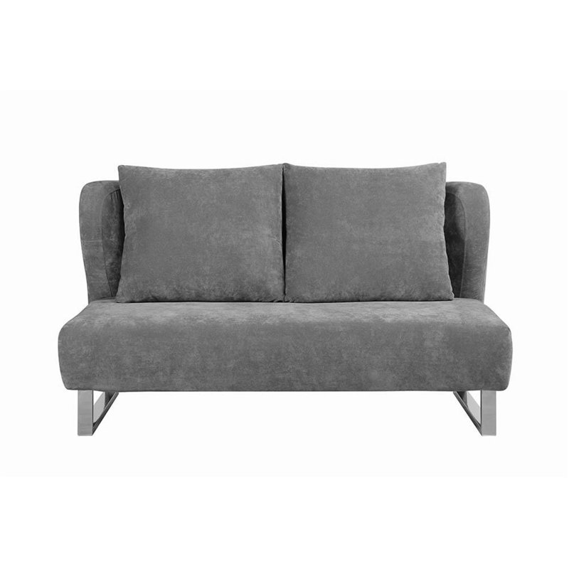 Wade Logan Sarah Velvet 60 Armless Sofa Bed Reviews Wayfair Wade Logan Sarah Velvet 60 Armless