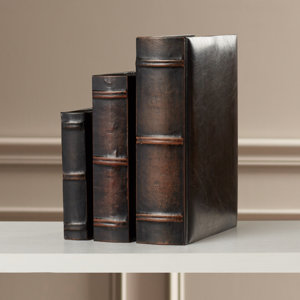 Torrence 3 Piece Library Book Decorative Object Set