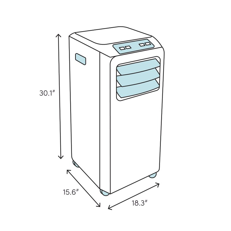 Comfort Aire 12 000 Btu Portable Air Conditioner With Remote Wayfair