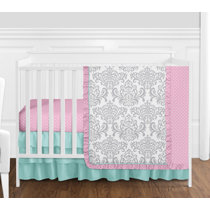 polka dot crib bedding