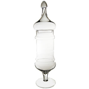 Apothecary Glass Candy 2 Piece Apothecary Jar Set (Set of 2)