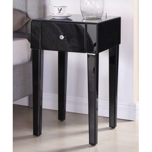 30cm Bedside Table Mirrored Wayfair Co Uk Quickview
