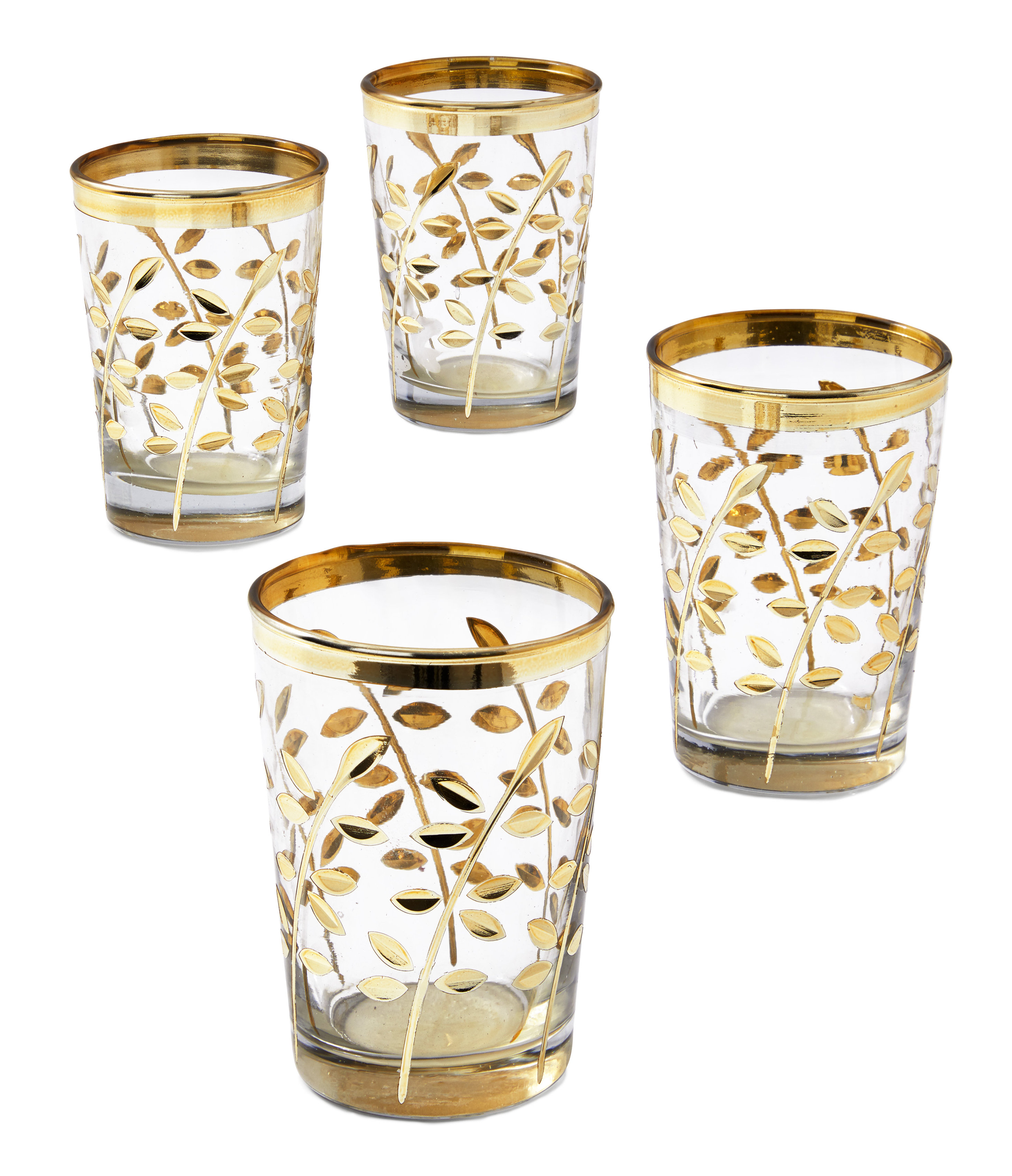 small glass candle holders