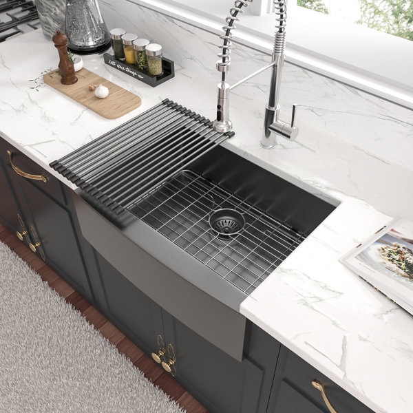 27 inch apron farmhouse sink white Off 61% - www.gmcanantnag.net
