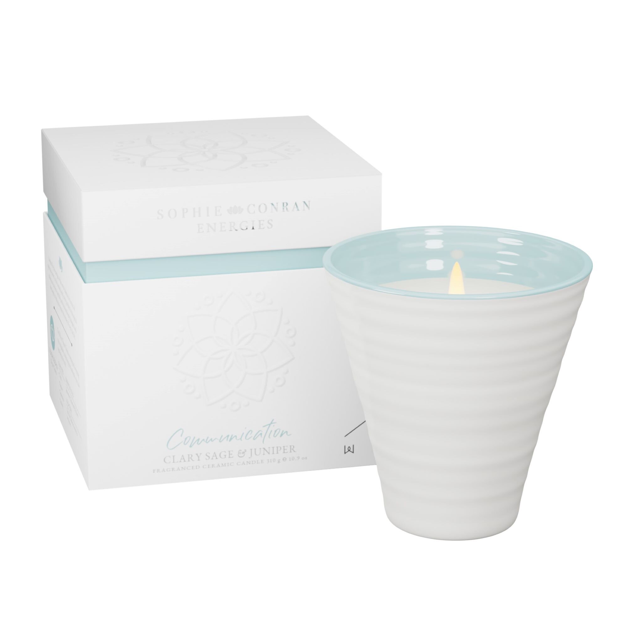 Clarity candle— mint green cup
