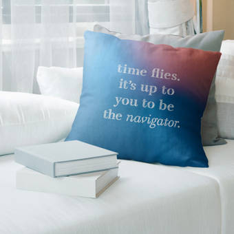 East Urban Home Multicolor Background Self Confidence Inspirational Quote Pillow Wayfair