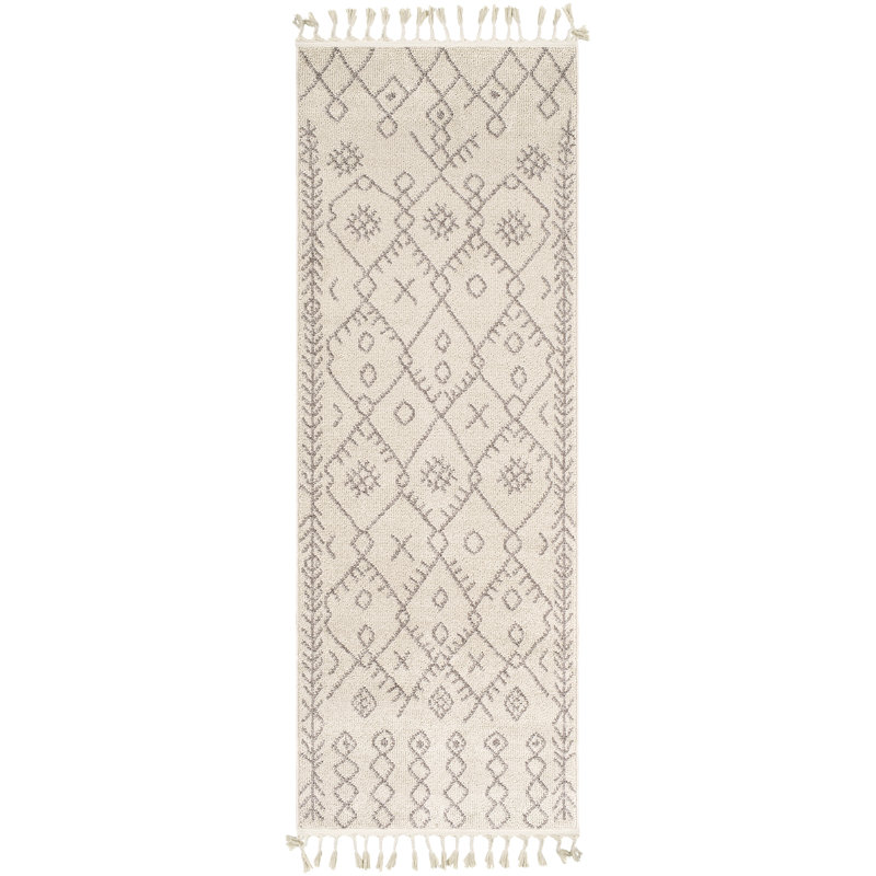 Laurel Foundry Modern Farmhouse Round Hudgens Distressed Geometric