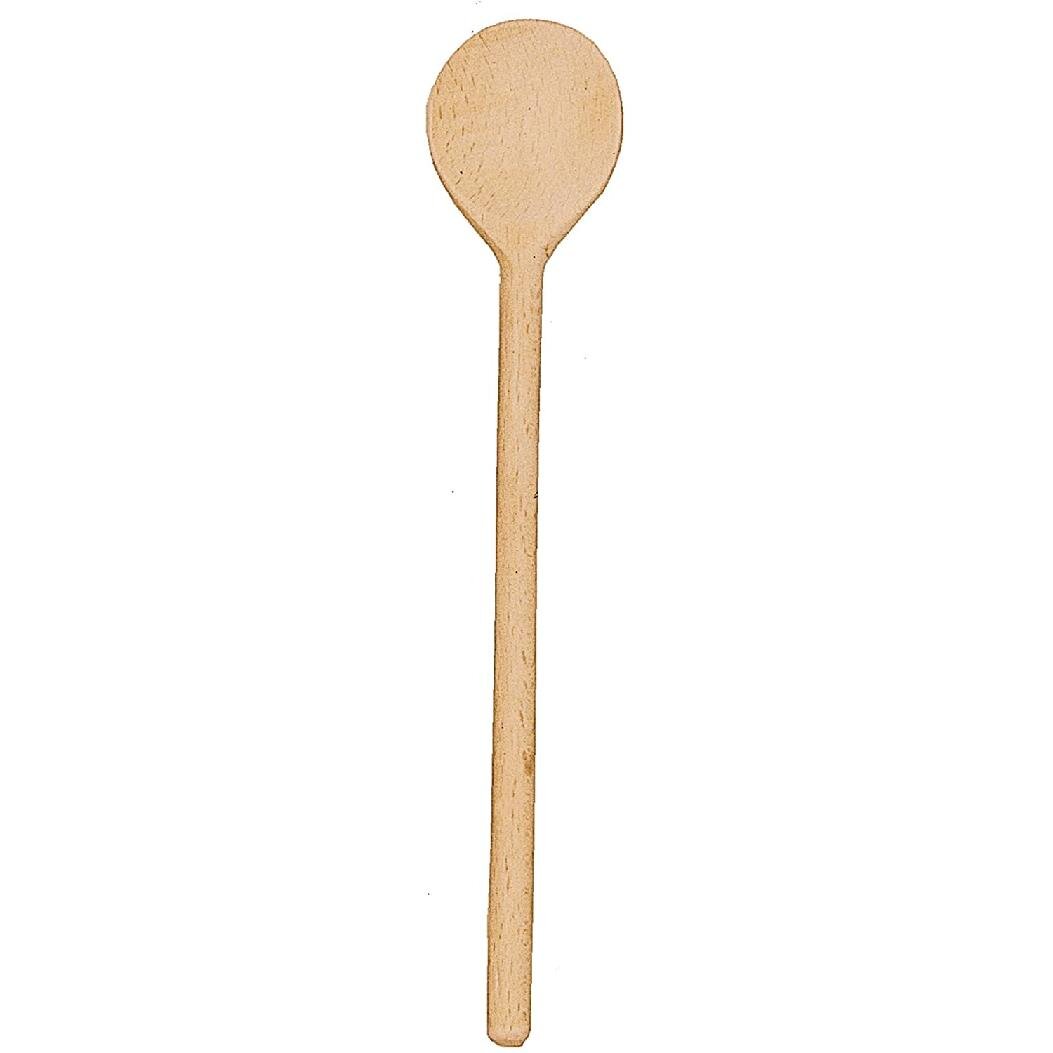 14-1/2" Heavy Wooden Mixing Spoon 