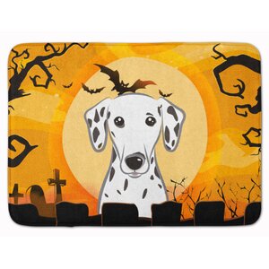 Halloween Dalmatian Memory Foam Bath Rug