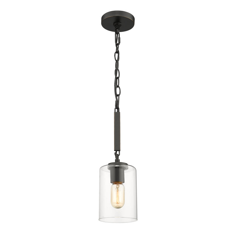 Williston Forge Saylor 1 Light Single Cylinder Pendant Reviews Wayfair