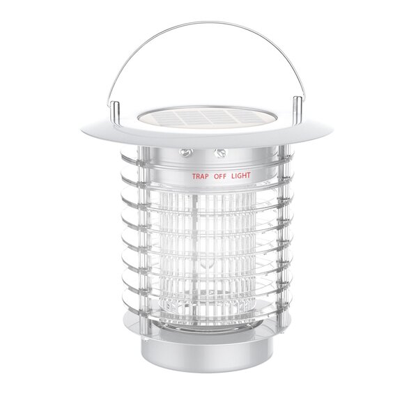 Details about   Solar Powered Lighted Tabletop Hanging Mosquito Bug Zapper Lantern 