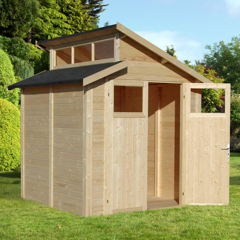 WFX Utility 7 ft. W x 7 ft. D Solid Wood Garden Shed ... A garden shed is the ultimate garden storage, with a huge selection of shapes and sizes out there for every need, from simple tool sheds to huge garden sheds that can easily be used as garden offices.