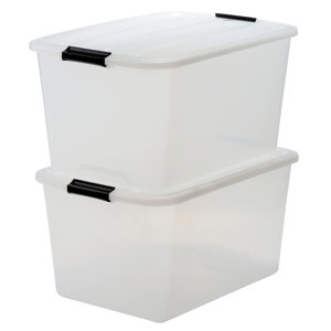 2-tlg. Aufbewahrungsbox Top aus Kunststoff von I..