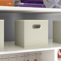 13 x 13 x 13 DII Nursery Storage Bins for Toys -Sheep Cube Organizers, Clothing Books