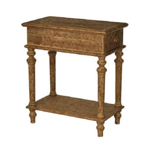 Charmayne Designed Wooden End Table by Rosalind Wheeler