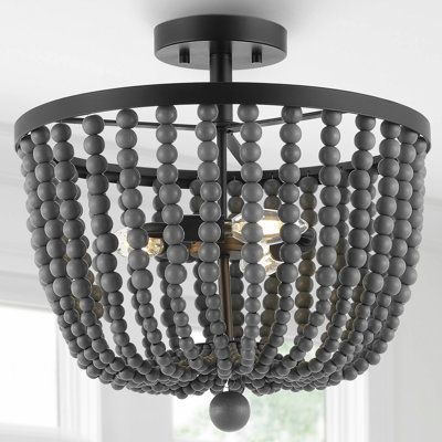 3-Light 16'' Semi Flush Mount