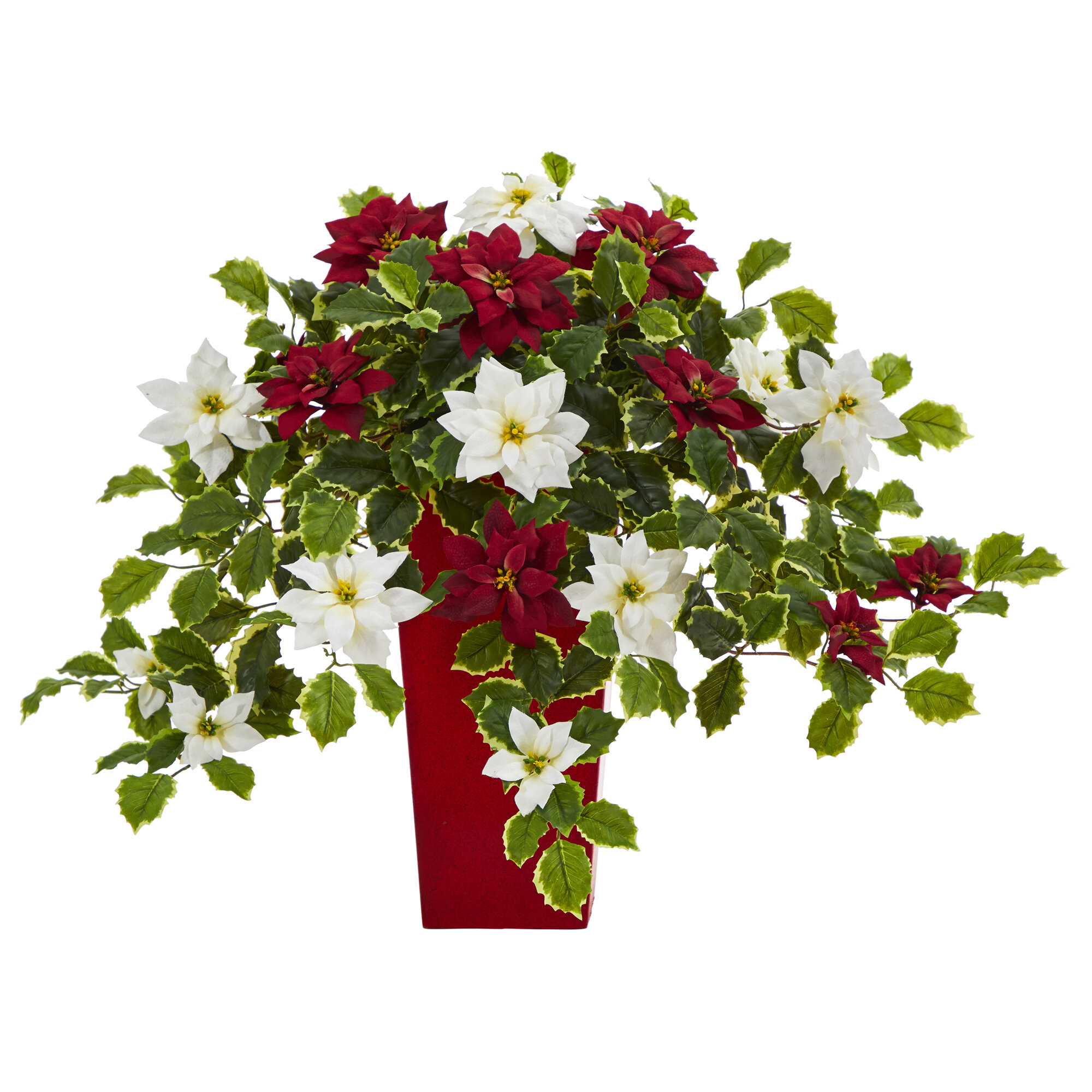 Primrue Holly Floral Arrangements and Centerpieces in Vase | Wayfair