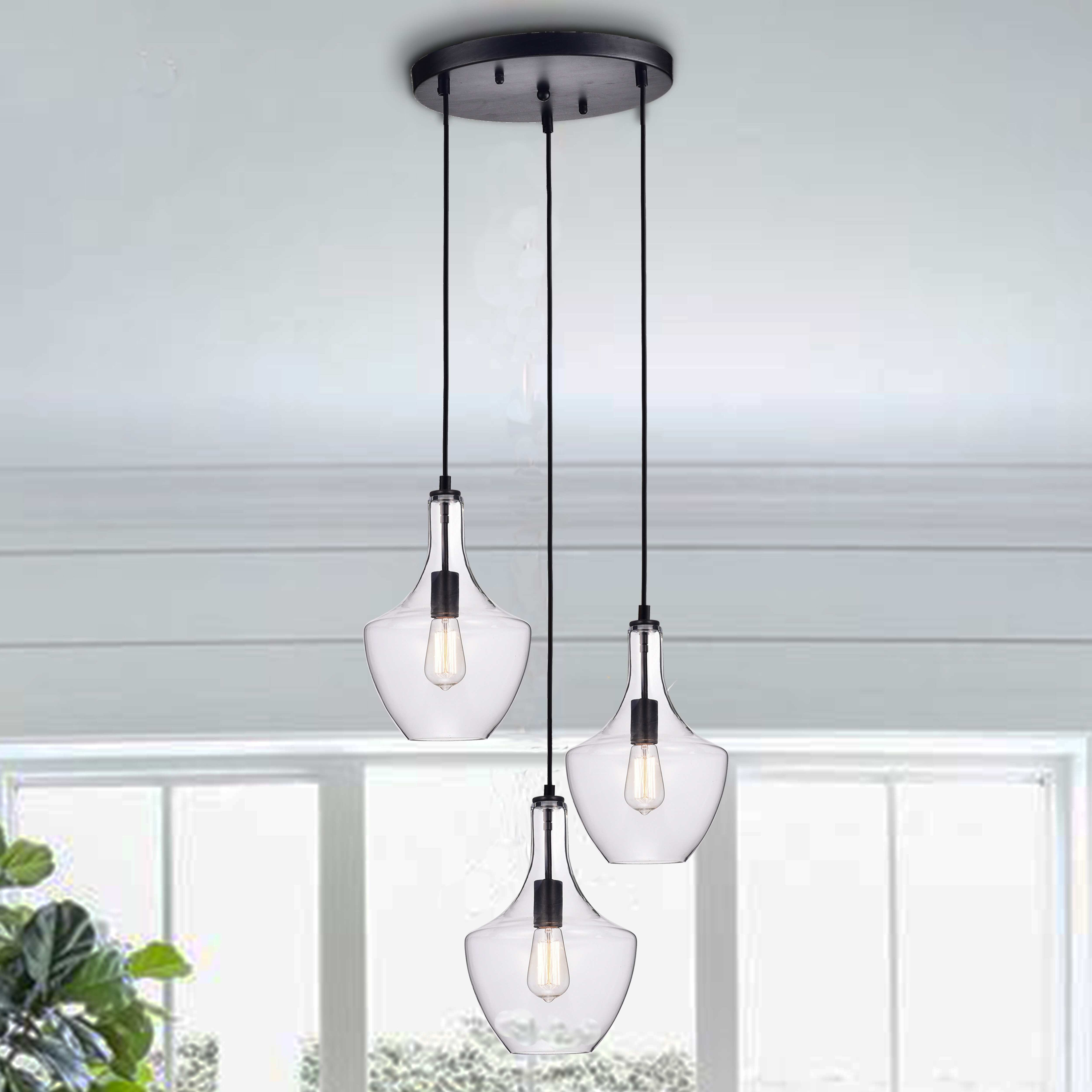 wayfair cluster pendant lights