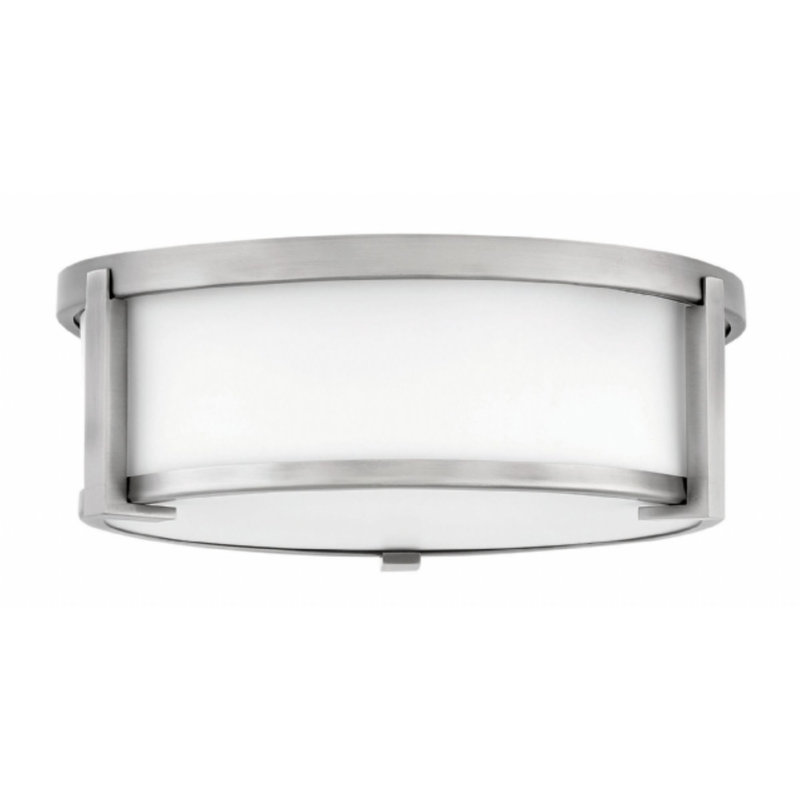 Red Barrel Studio Wigburga 2 Light Simple Drum Flush Mount Wayfair