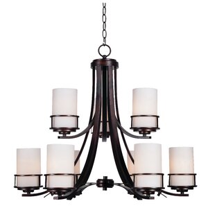 Layfield 9-Light Shaded Chandelier