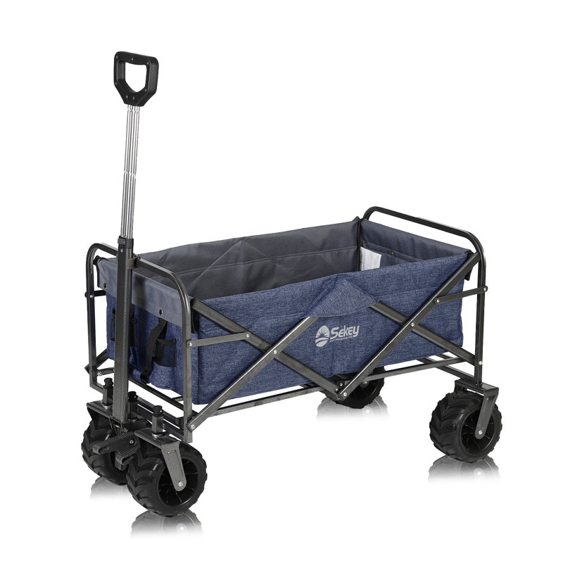 Sekey Beach Cart in Dark Blue/Gray