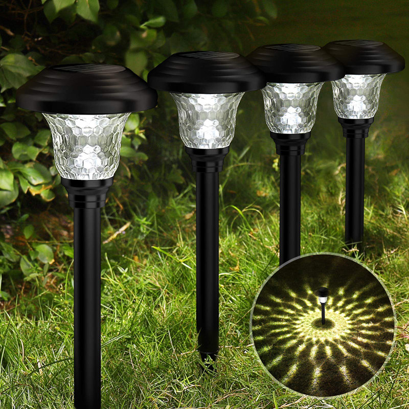 Linscraft Black Solar Powered Integrated Led Pathway Light Pack Wayfair Lighting is for safety and security reasons, front yard curb appeal, or backyard fun, wayfair has plenty of deck, yard and garden lights that will suit. wayfair com