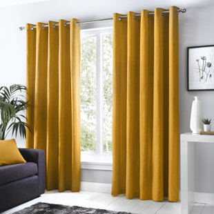Gardinen Vorhange Gelb Gold Zum Verlieben Wayfair De