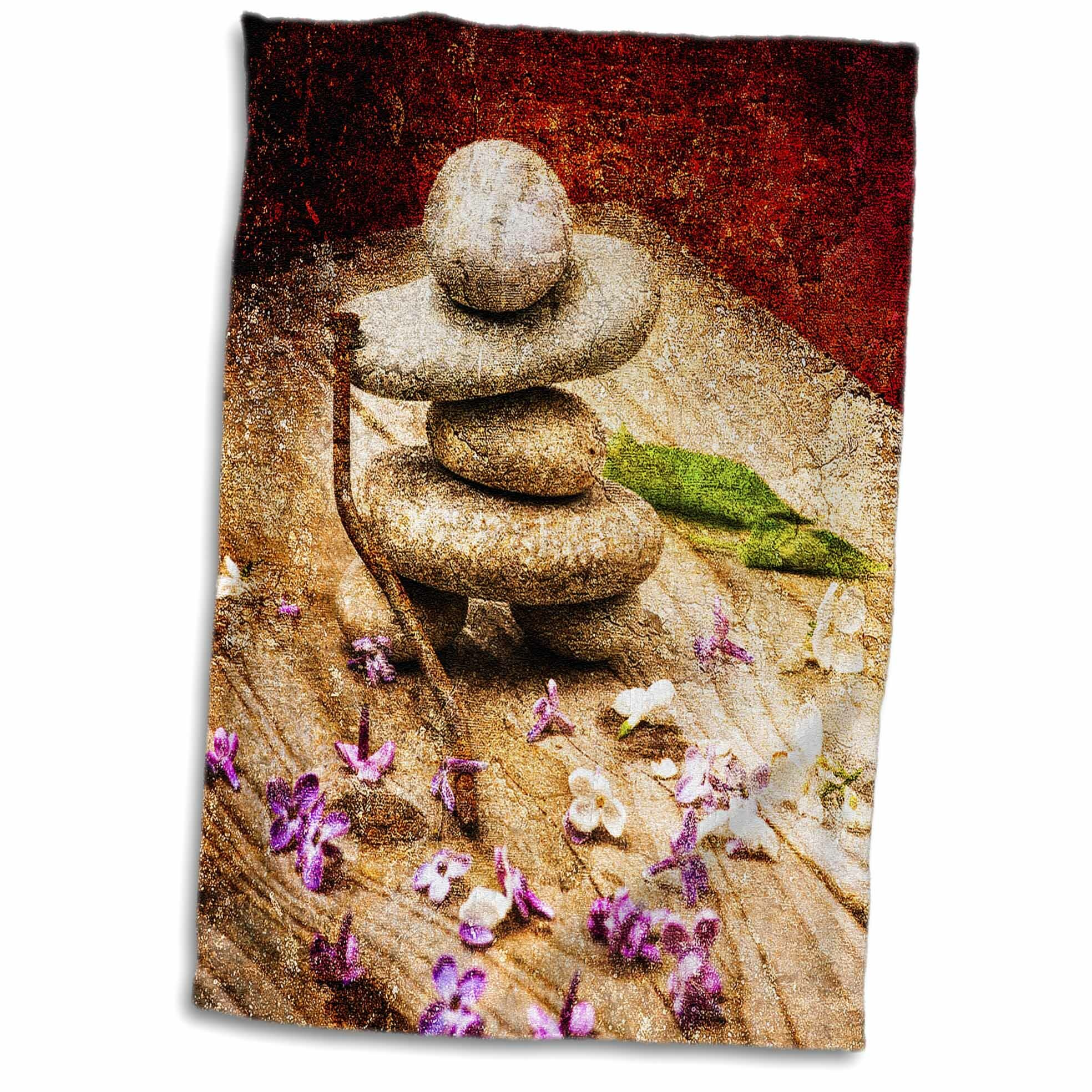 East Urban Home Zen Stone Samurai Spring In Swords Are Down Tea Towel Wayfair